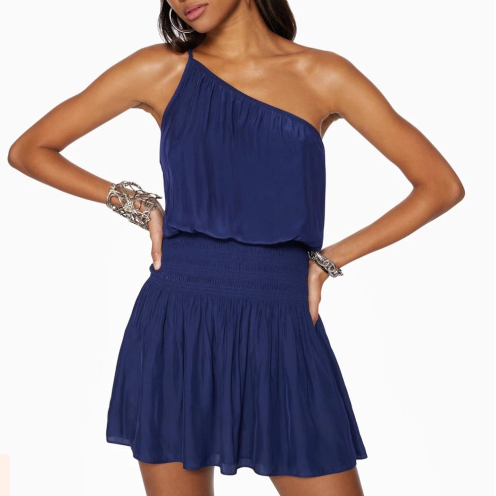 Ramy Brook Leah One Shoulder Mini Dress
